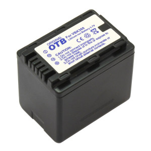 Akku für Panasonic HDC TM40, Typ VW-VBK360, 3400 mAh