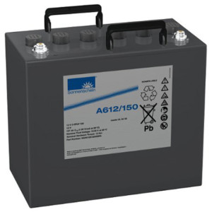 Exide Sonnenschein A612/150 Blei Akku mit M8 Schraubanschluss 12V, 150000mAh