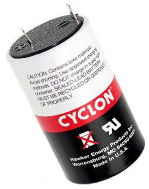 Blei-Akku Hawker Enersys Cyclon 5.0-2, 6,3 mm Faston Anschluss, 2 Volt, 5 Ah