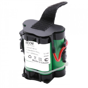 Akku für GARDENA R40Li, Akku-Typ 574 47 68-01, 574 47 68-02, 18 V, 2500 mAh