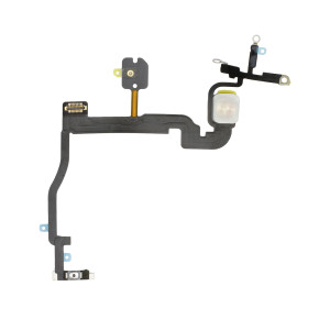 Powertaste (Ein- /Austaste) und Blitzlicht, mit Flexkabel, passend für iPhone 11 Pro Max