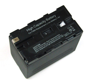 Akku für Sony HDV FX1, Typ NP-F960, NP-F970, 6600 mAh
