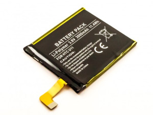Akku für HTC U11, wie B2PZC100, 35H00271-00M 3000 mAh, 3,8V