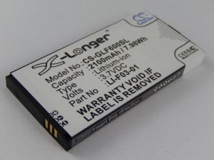 Akku für Golfbuddy Platinum 4, Akku-Typ LI-F03-01, 3,7 V, 2100 mAh
