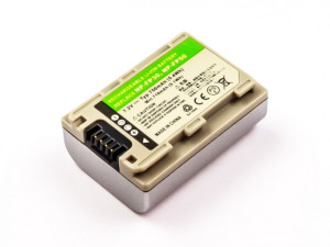 Akku für Sony DCR HC33E, Typ NP-FP50, grau, 750 mAh
