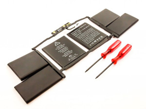 Akku für APPLE MACBOOK PRO 15 A1707, wie A1820, 6667 mAh, Li-Polymer, inklusive Schraubendreher