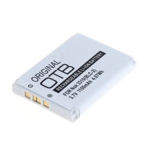 Akku für Nokia 3310, 3330, 3410, 3510, 3510i, 6650, 6800, 6810 wie BLC-1, BLC-2, BMC-3, 1.100 mAh
