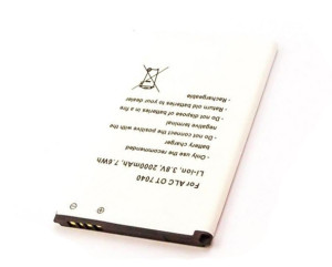 Akku für TCL J738, wie TLi019B1, TLi020F1, TLi020F2, TLi020G1, 2000 mAh