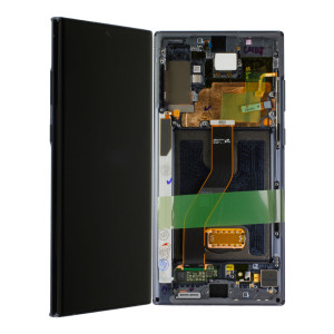 LCD Kompletteinheit inkl. Frontcover für Samsung Galaxy Note 10+ N975F, schwarz