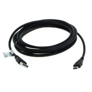 Datenkabel USB-A/USB Typ C-Anschluss, 3m Länge, für z.B. für Nokia, Samsung, SonyEricsson, etc