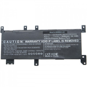 Akku für Asus F442, R419, VivoBook 14, A480, F442, X442, wie C21N1638, 0B200-02630000, 7,6 V, 5 Ah