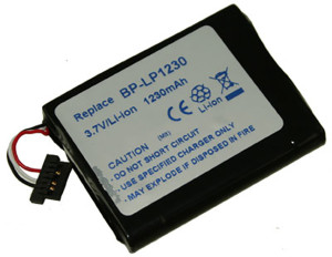 Akku für NAVIGON Transonic PNA 6000, Akku-Typ BP-LP1200, BP-LP1230, E3MC07135211, 3,7 V, 1250 mAh