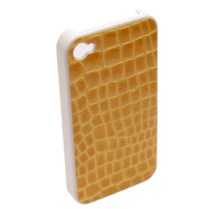 Hard Cover für iPhone 4, 4S - Konkis - VINTAGE, Schlangen-Optik