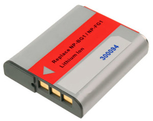 Akku für Sony CYBERSHOT DSC W30, Typ NP-BG1, NP-FG1, 900 mAh