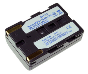 Akku für SAMSUNG SC D67, Typ SB-L110, SB-L220, anthrazit, 1500 mAh