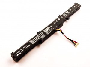 Akku für ASUS GL 752VW, wie A41N1501, L41LK2H, 15V, 3200mAh, Li-Ion