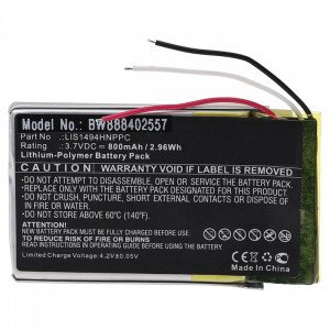 Akku für Sony MDR-HW700DS, wie LIS1494HNPPC, Li-Polymer, 3,7 V, 800 mAh