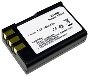 Akku für Nikon D 5000, Typ EN-EL9, EN-EL9a, EN-EL9e, 1000 mAh