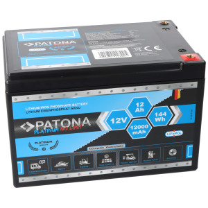 Platinum LiFePO4-Akku 12Ah LiFePO4 Standard Akku, max. 12A Entladestrom