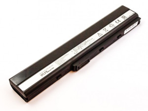 Akku für ASUS X 5, wie A31-K52, A32-K42, A32-K52, 10.8V/11.1V, 5200mAh, Li-Ion