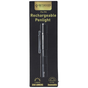 Skywoods Stiftlampe FIX P4 – 350 Lumen, fokussierbar, USB-C