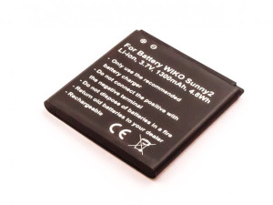 Akku für Wiko Sunny2, wie 2510 1300 mAh, 3.7V