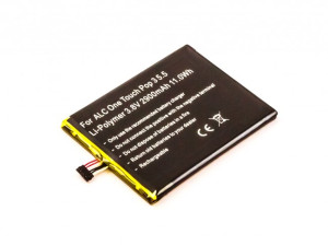Akku für Alcatel One Touch Pop 3, One Touch 5025, One Touch 5025D wie CAC2910008C1, TLp029A1