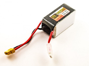 Akku für FPV Drohnen, Multicopter, Quadcopter, XT60 Anschluß, Li-Polymer, 14.8V, 1,55Ah