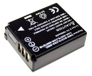 Akku für Panasonic LUMIX DMC TZ2, Typ CGA-S007E, 900 mAh