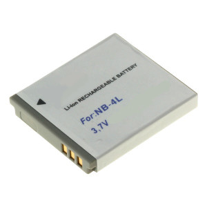 Akku für Canon DIGITAL IXUS 115HS, Typ NB-4L, NB-4LH, 600 mAh
