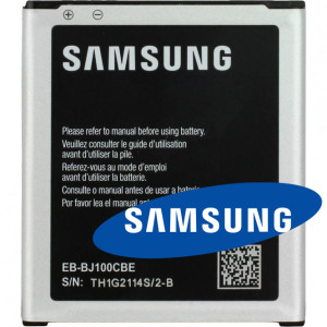 Akku Original Samsung für Galaxy J1 SM-J100F, Typ EB-BJ100CBE, orignal Samsung Service Pack