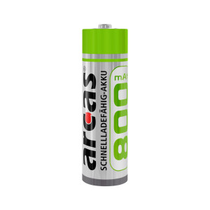 Akku Standard Mignon AA, LR6, 1,2 Volt, 800 mAh, Ni-Mh, 4 Stück