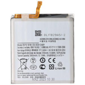 Ersatzakku passend für Samsung Galaxy S23, SM-S911B, Li-Polymer, 3,88V, 3900mAh, 14,8Wh, ohne Werkzeug