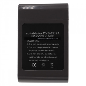 Akku für DYSON DC31, DC34, DC35, DC43, DC45, DC56, DC57, wie 917083-01, Typ A, 22,2V, 2500mAh