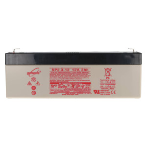 Blei-Akku Hawker Enersys Genesis NP2.3-12, 4,8 mm Faston Anschluss, 12V, 2.300 mAh
