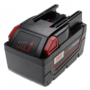 Akku für Milwaukee M28, HD28, V28, wie 48-11-2830, Li-2-28V, Li28M, M28, M28 BX, MC28, 5.000 mAh