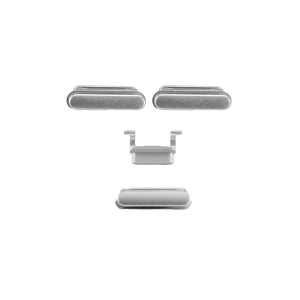 Seitentasten-Set, passend für iPhone 6S, silber