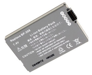 Akku für Canon MVX 1SI, Typ BP-208, 750 mAh