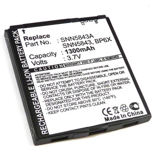 Akku für Motorola MOTO XT702, wie Typ BP6X, SNN5843, SNN5843A