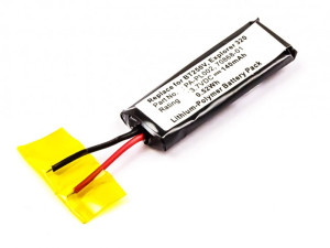 Akku für Jabra BT250V, Akku-Typ 70868-01, 73366-01, PA-PL002 , 3.7 V, 140 mAh
