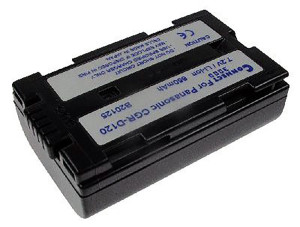 Akku wie Panasonic CGR-D120 / 815, für HITACHI DZ-MV 100A, anthrazit