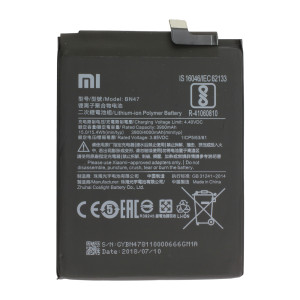 Akku Original Xiaomi für A2 Lite, Redmi 6 Pro, Typ BN47, 4000 mAh, 3.85V