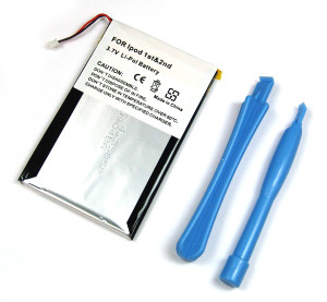 Akku für iPod I und Pod II, wie UP325385A4H, Li-Polymer