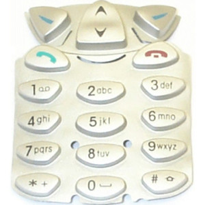 Tastaturmatte original Nokia 6210 silber