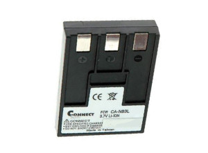 Akku für Canon IXY Digital 30, Typ NB-3L, 750 mAh