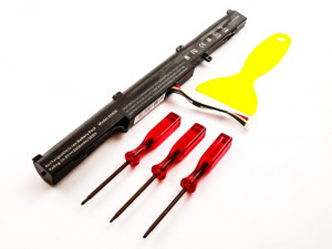 Akku für Asus A450, F450, F550, 751, K550, X450, Y481, VivoBook X751, wie A41-X550E, 2,6 Ah, 14,8 V