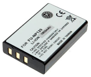 Akku für TOSHIBA CAMILEO H30, Typ Fuji NP-120, Ricoh DB-43, 1800 mAh