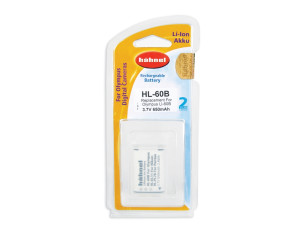 Hähnel HL-60B Akku, wie Olympus LI-60B / Pentax D-LI78, für NIKON COOLPIX S550