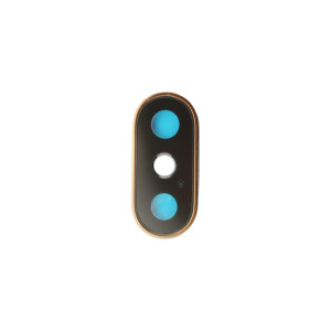 Rücken- /Hauptkameralinsen mit Rahmen für iPhone XS/XS Max, gold