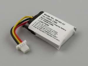 Akku für Plantronics Headset C053, C054, CS540, C565, CS540A, CS530A, Savi CS540a, 86180-02, 140mAh